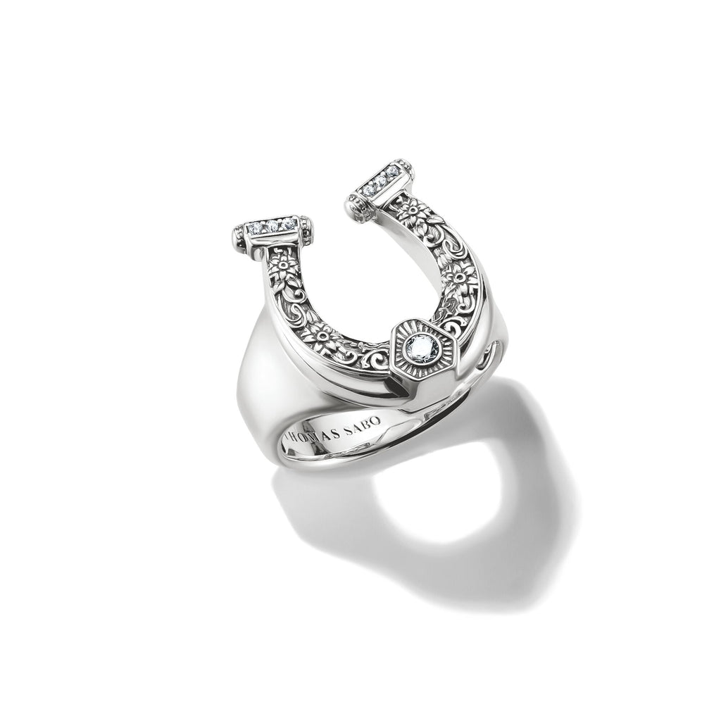 THOMAS SABO Silver Horseshoe Ring