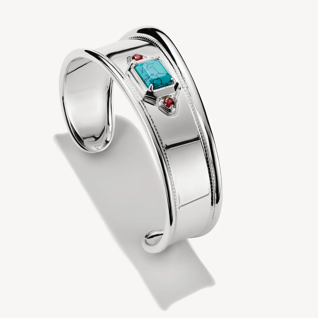 THOMAS SABO Elyndra Bangle with Turquoise Stone
