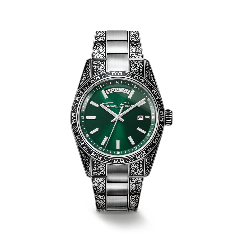 THOMAS SABO Rebel Revive Watch 36 mm Green