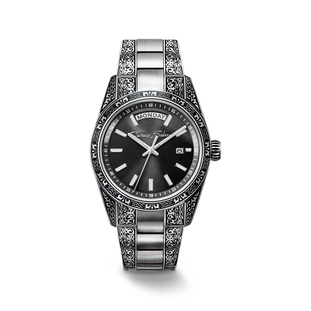 THOMAS SABO Rebel Revive Watch 36mm Black