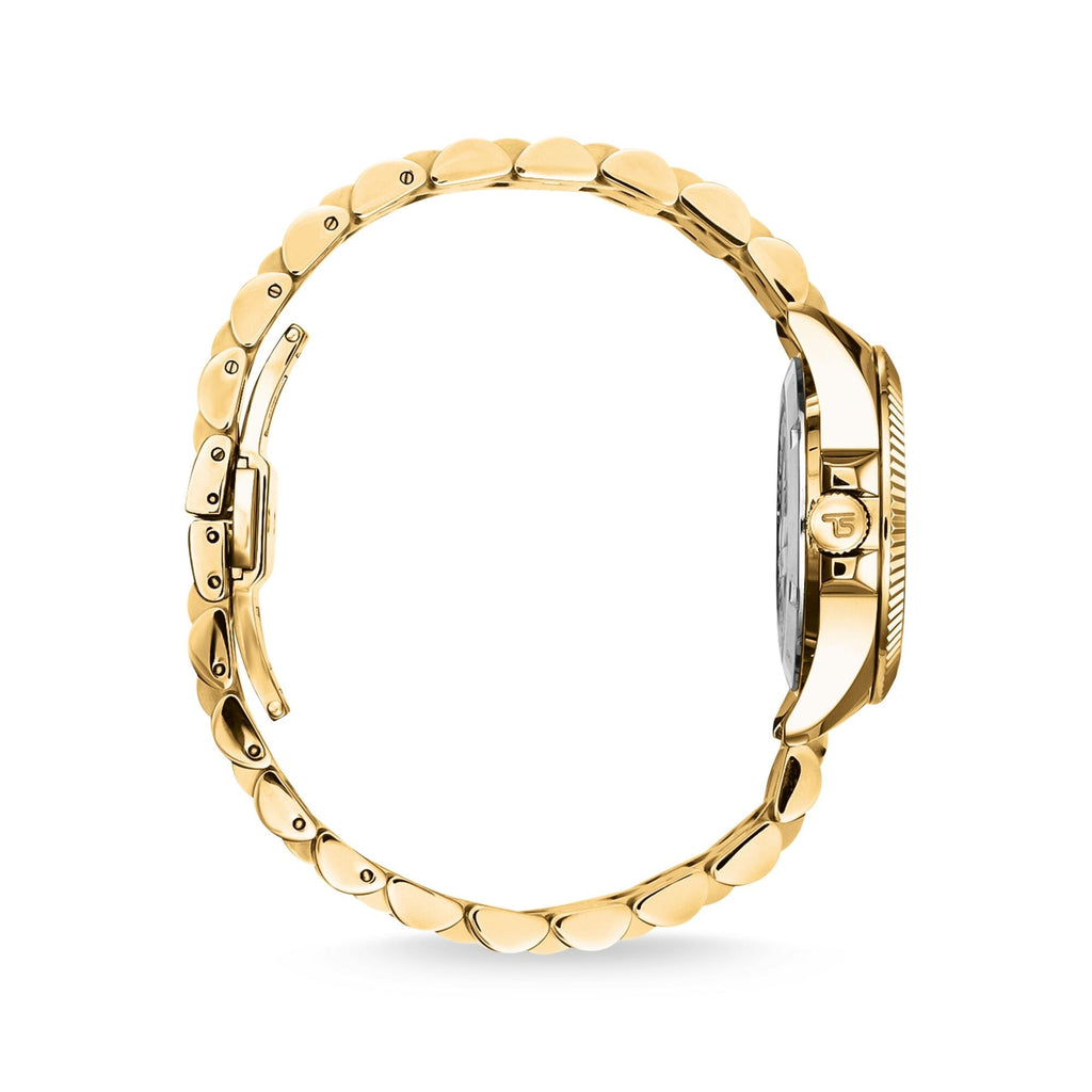 THOMAS SABO Ladies Green Malachite Divine Watch in Gold