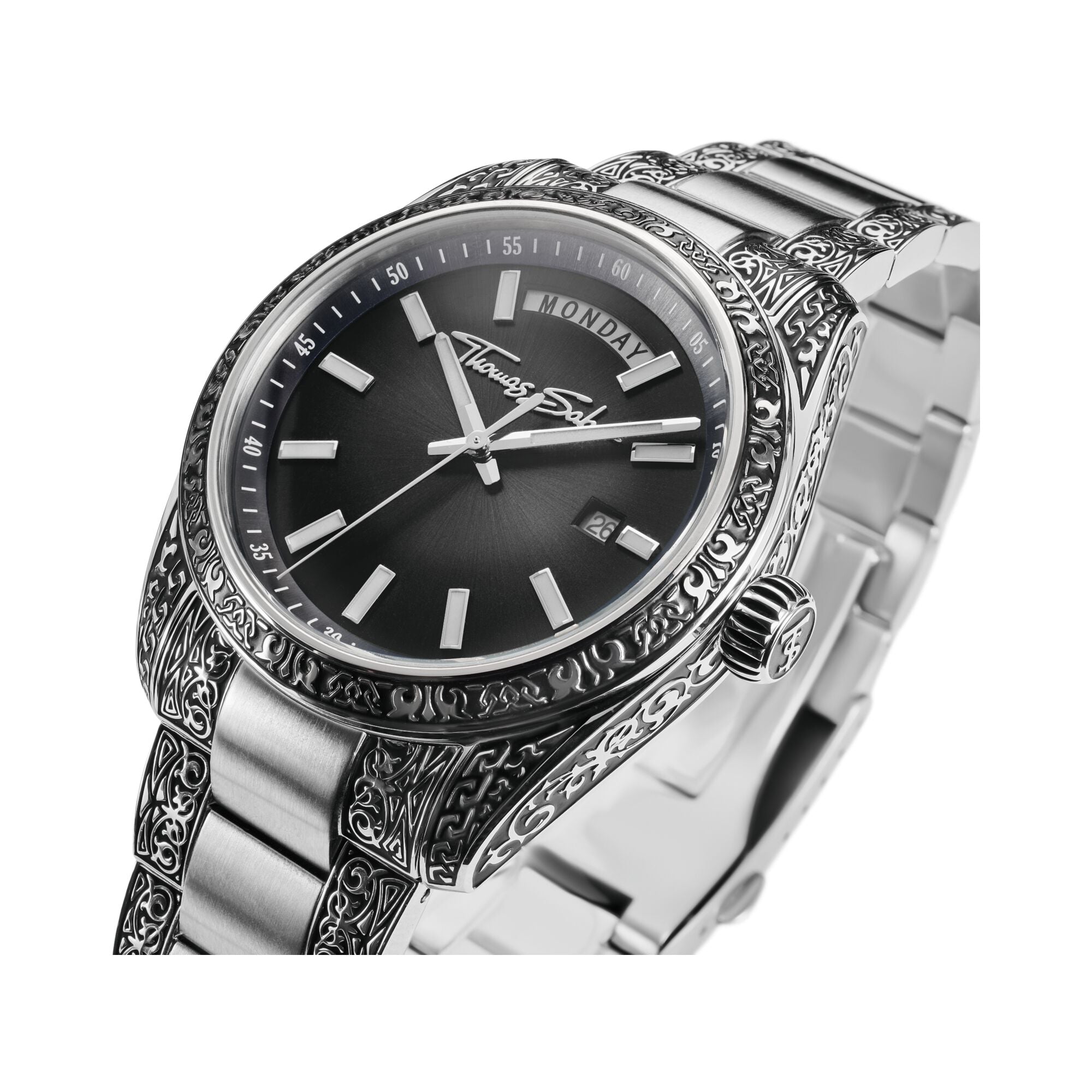 THOMAS SABO Rebel Revive Watch 40mm Black